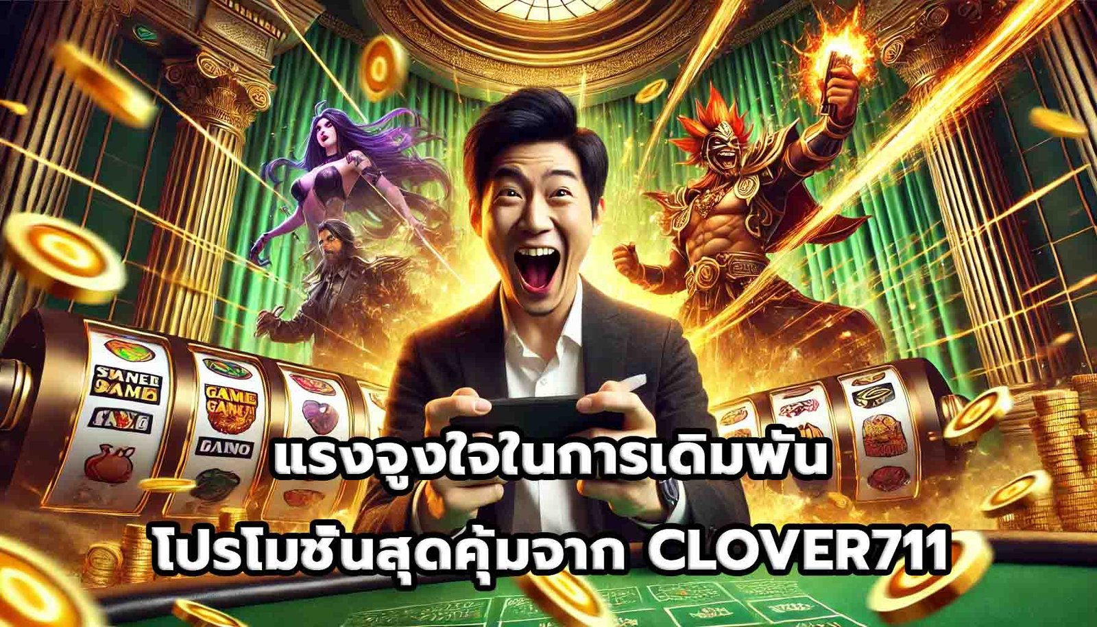 แรงจูงใจในการเดิมพัน โปรโมชั่นสุดคุ้มจาก CLOVER711-12